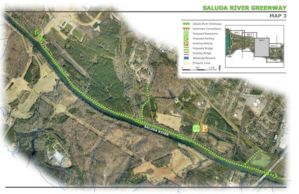 Saluda River Greenway The River Alliance   Saluda River Map 3 1024x663 