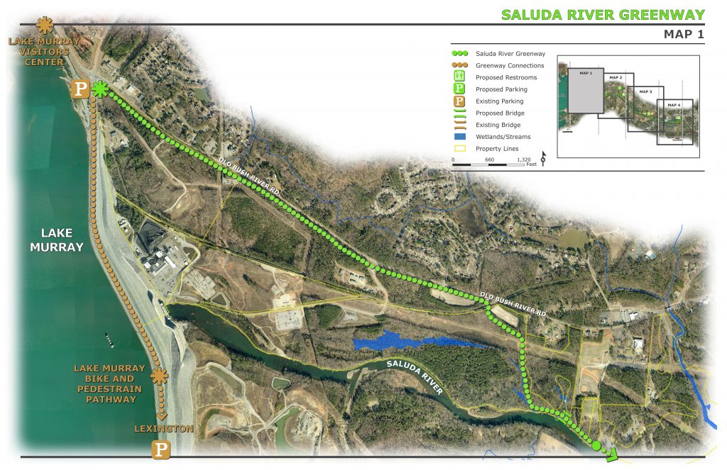 Saluda River Greenway The River Alliance   Saluda River Map 1 1024x663 